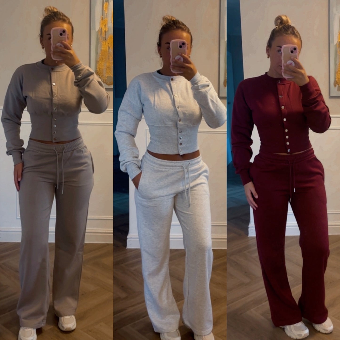 Button tracksuits