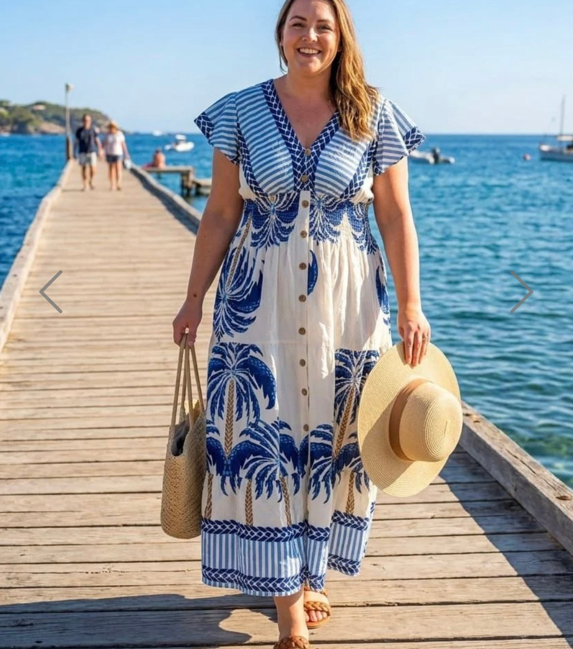 Palm Tree maxi dresses