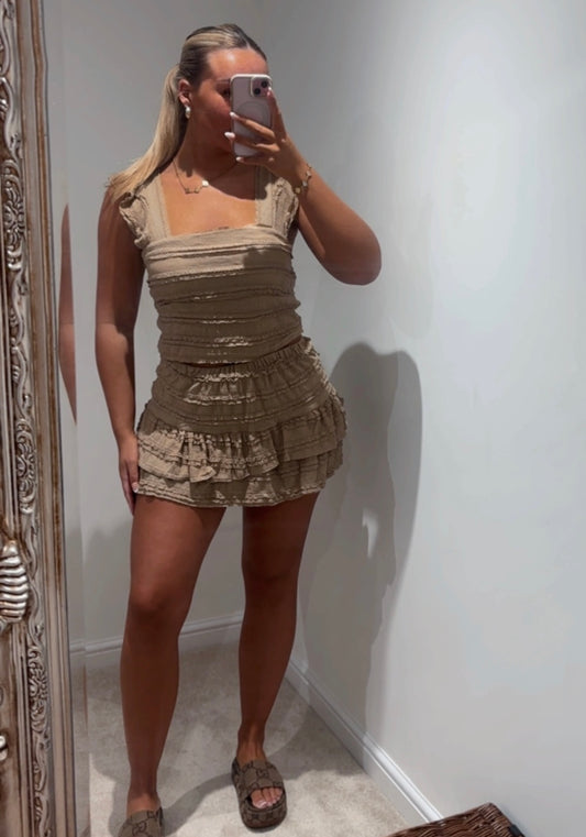 Lace skort sets