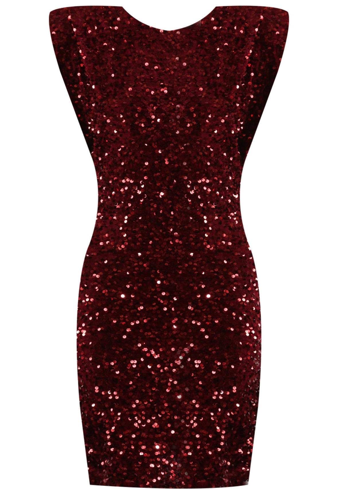 Cap Sleeve Sequin Mini Dress