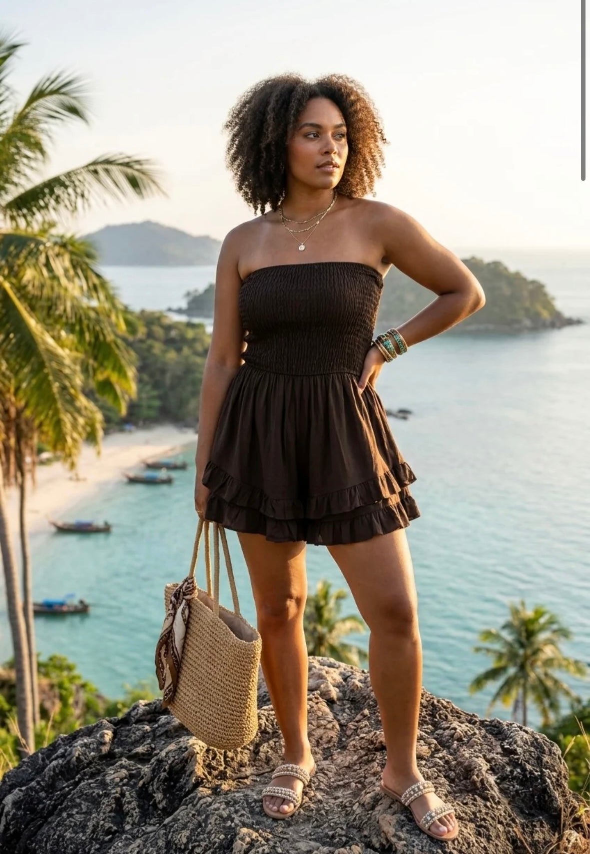 Bandeau playsuit