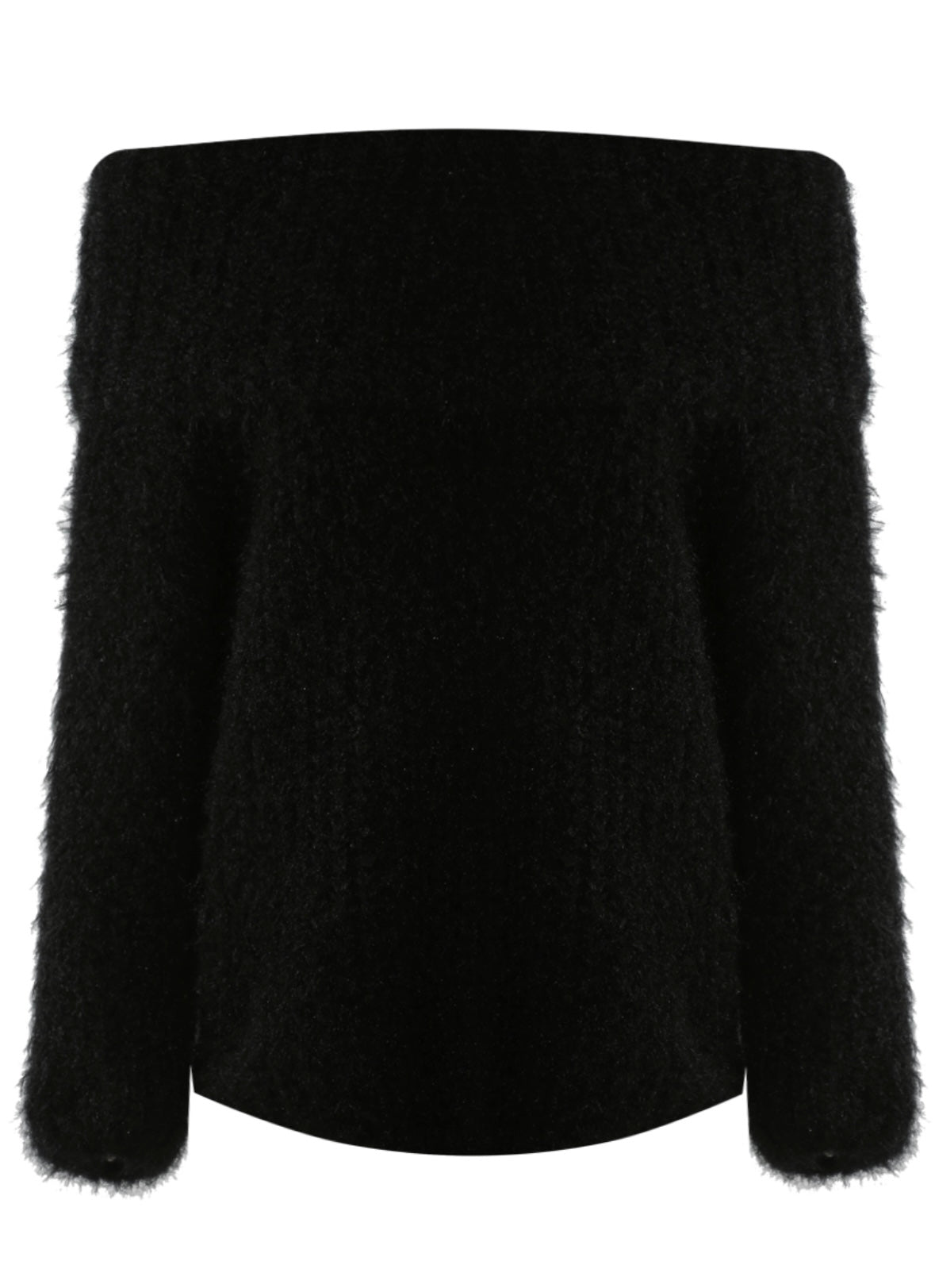 Chunky Soft Bardot Cable Knit Jumper