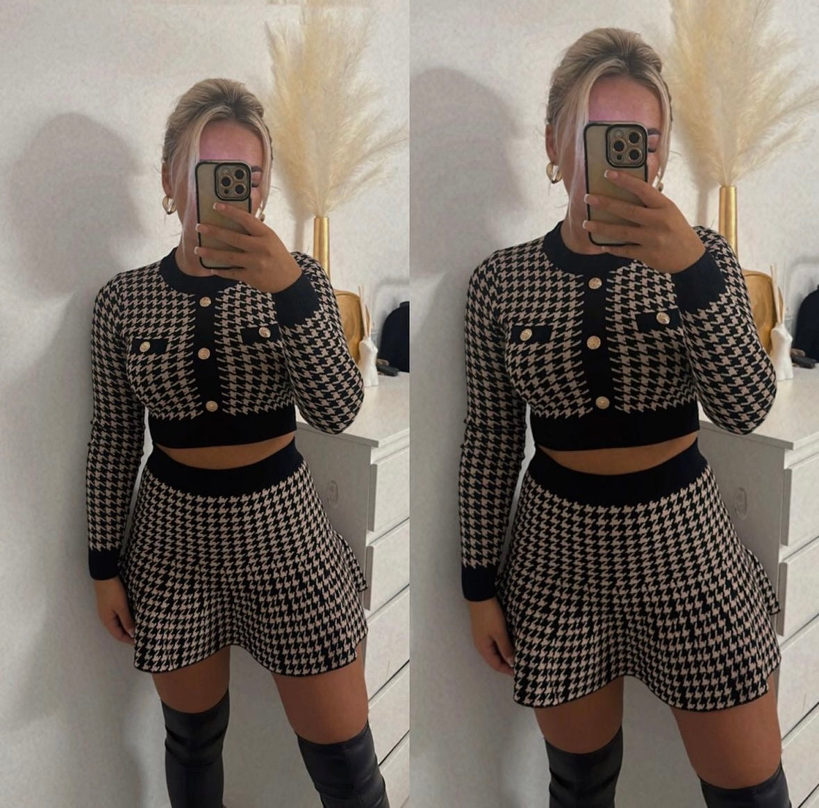 Houndstooth co ord