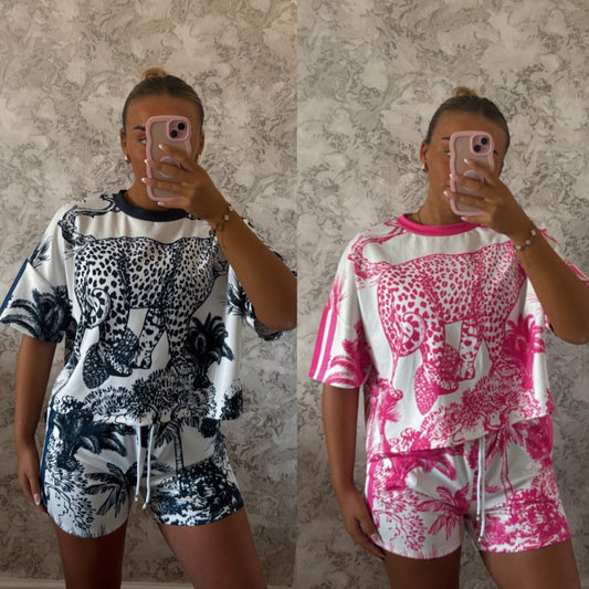 Leopard short set